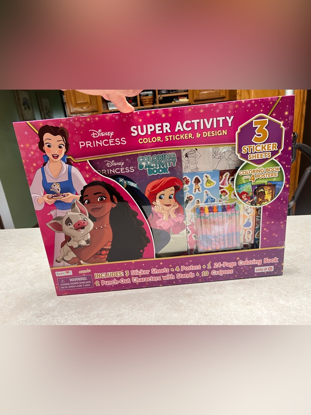 Disney Princess Super Activity Kit - Pink & Purple
